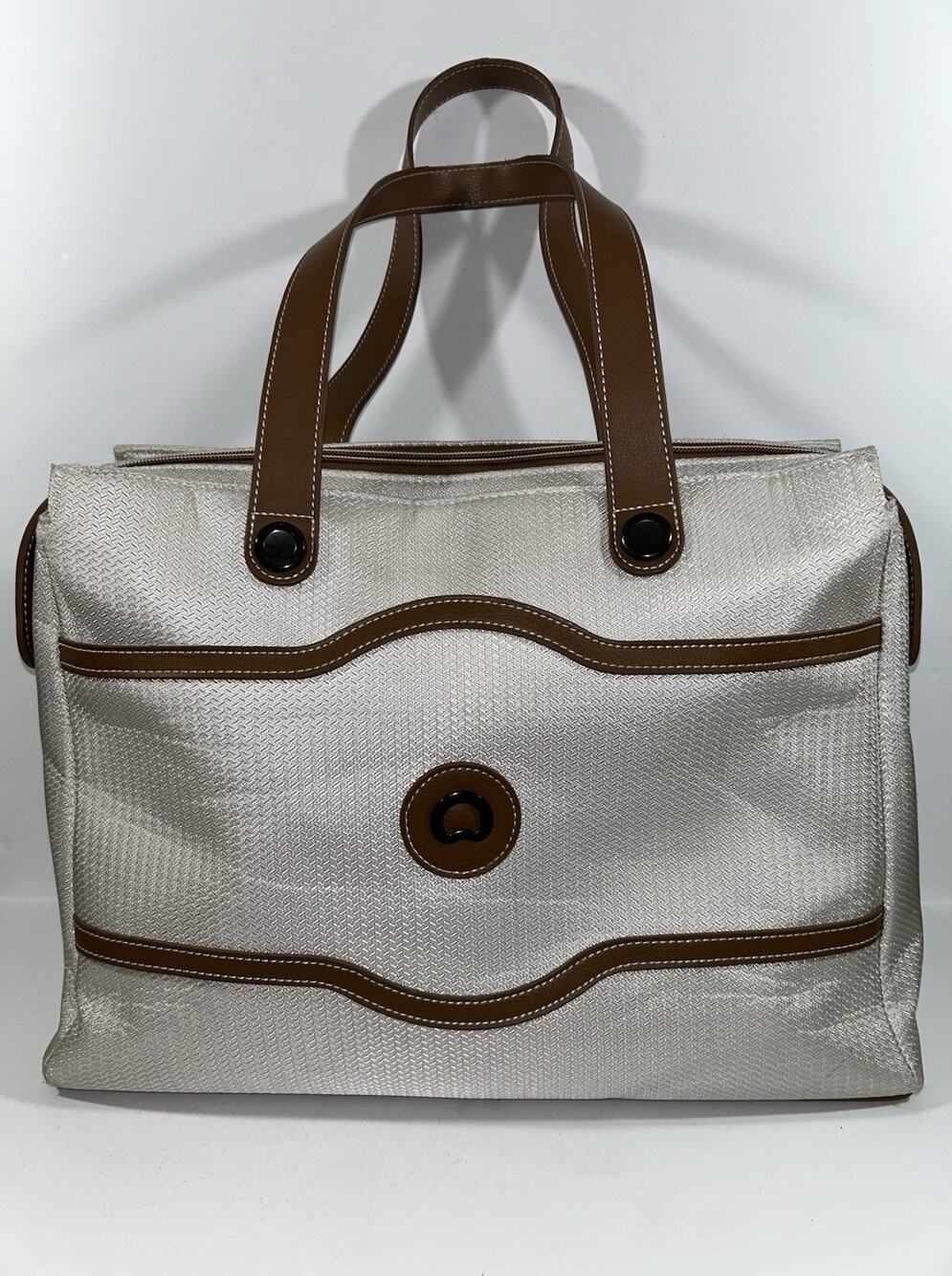DELSEY PARIS Chatelet Air 2.0 Shoulder Bag Angora Cream Brown Travel Tote